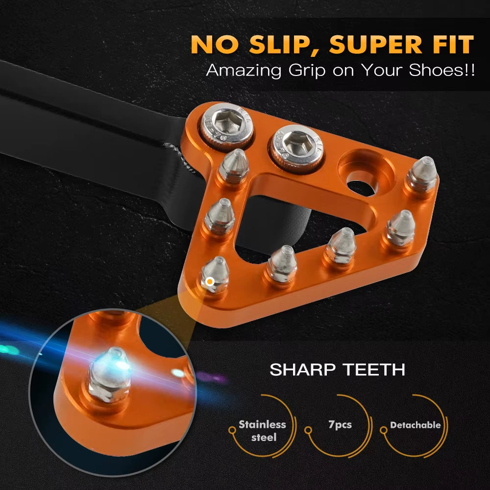 Motorcycle Brake Pedal Lever Step Tip for KTM SMC R 690 Enduro R 2019-2023 Husqvarna 701 Supermoto 701 Enduro 2020-2024 GASGAS