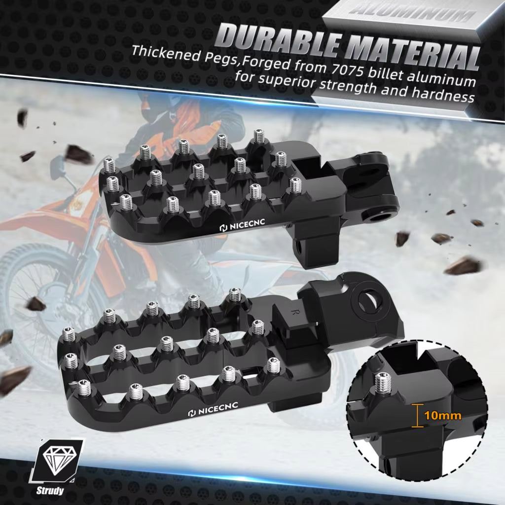 For KTM 690 Enduro R SMC R 2008-2024 Footrest Footpegs Lower 20Mm 790 890 Adventure/R 950 990 1050 1090 ADV 1290 Adventure R S T