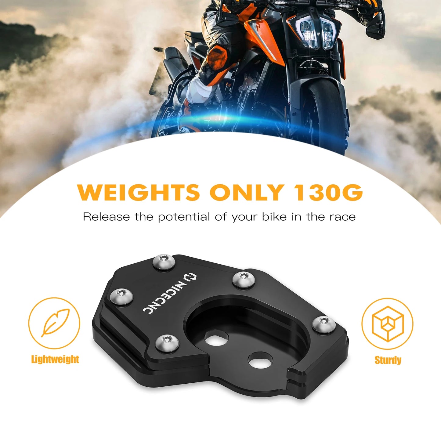 For Husqvarna Norden 901 2022-2023 Kickstand Side Stand Enlarge 1290 Adventure R 2021-2023 690 Enduro R SMC R 2019-2023 2022 21