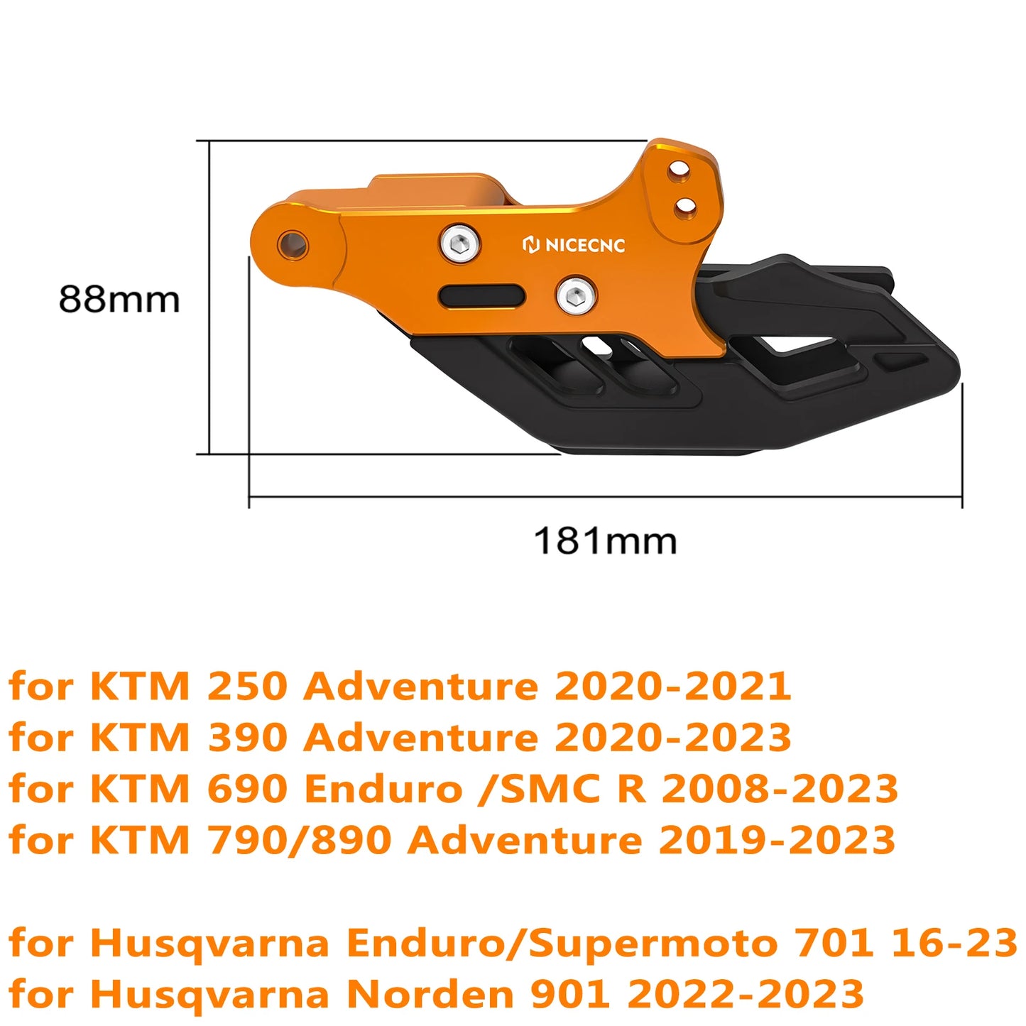 For KTM 250 390 Adventure 790 890 Adventure Chain Guard Protector Chain Guide for Husqvarna 701 Enduro 701 Supermoto Norden 901