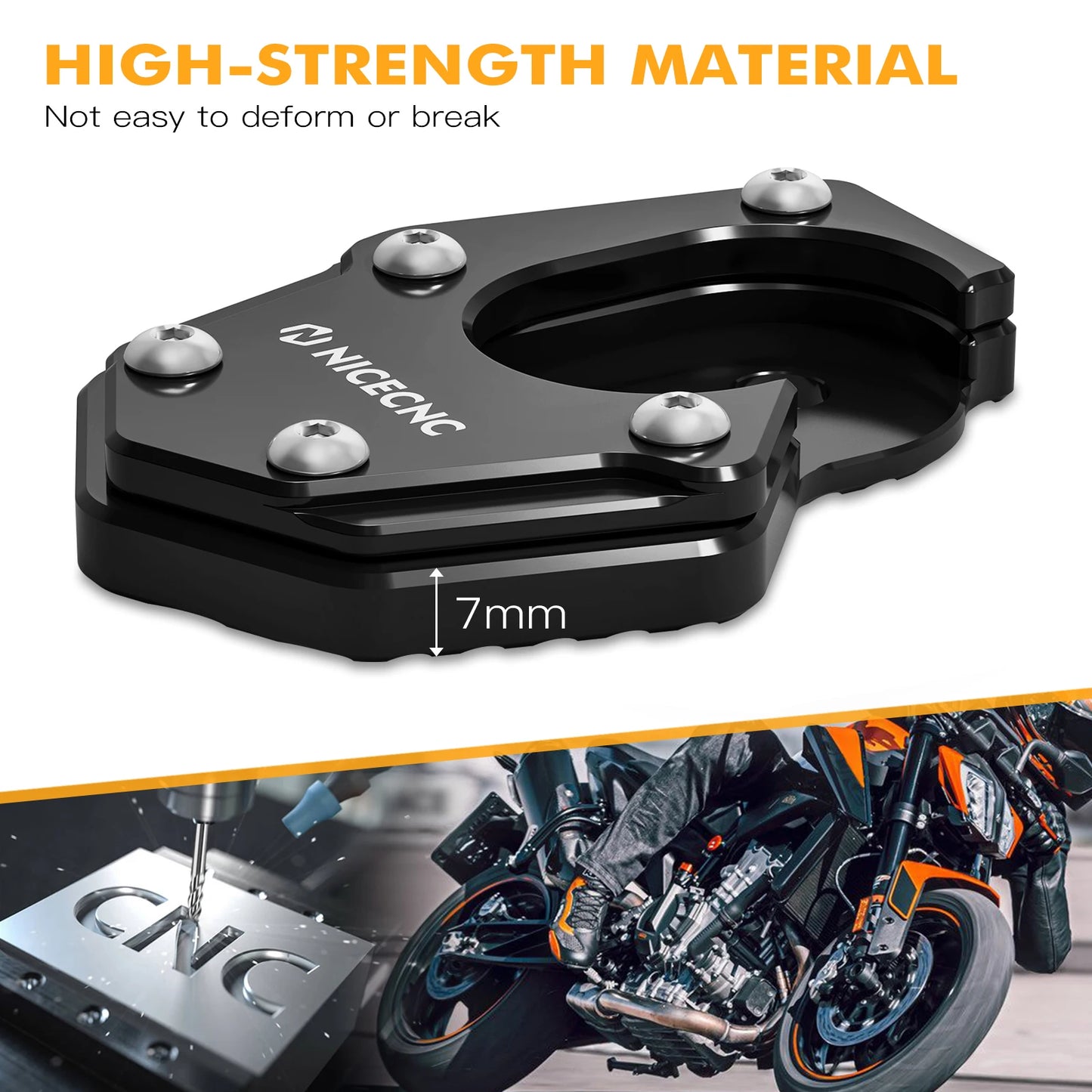 For Husqvarna Norden 901 2022-2023 Kickstand Side Stand Enlarge 1290 Adventure R 2021-2023 690 Enduro R SMC R 2019-2023 2022 21