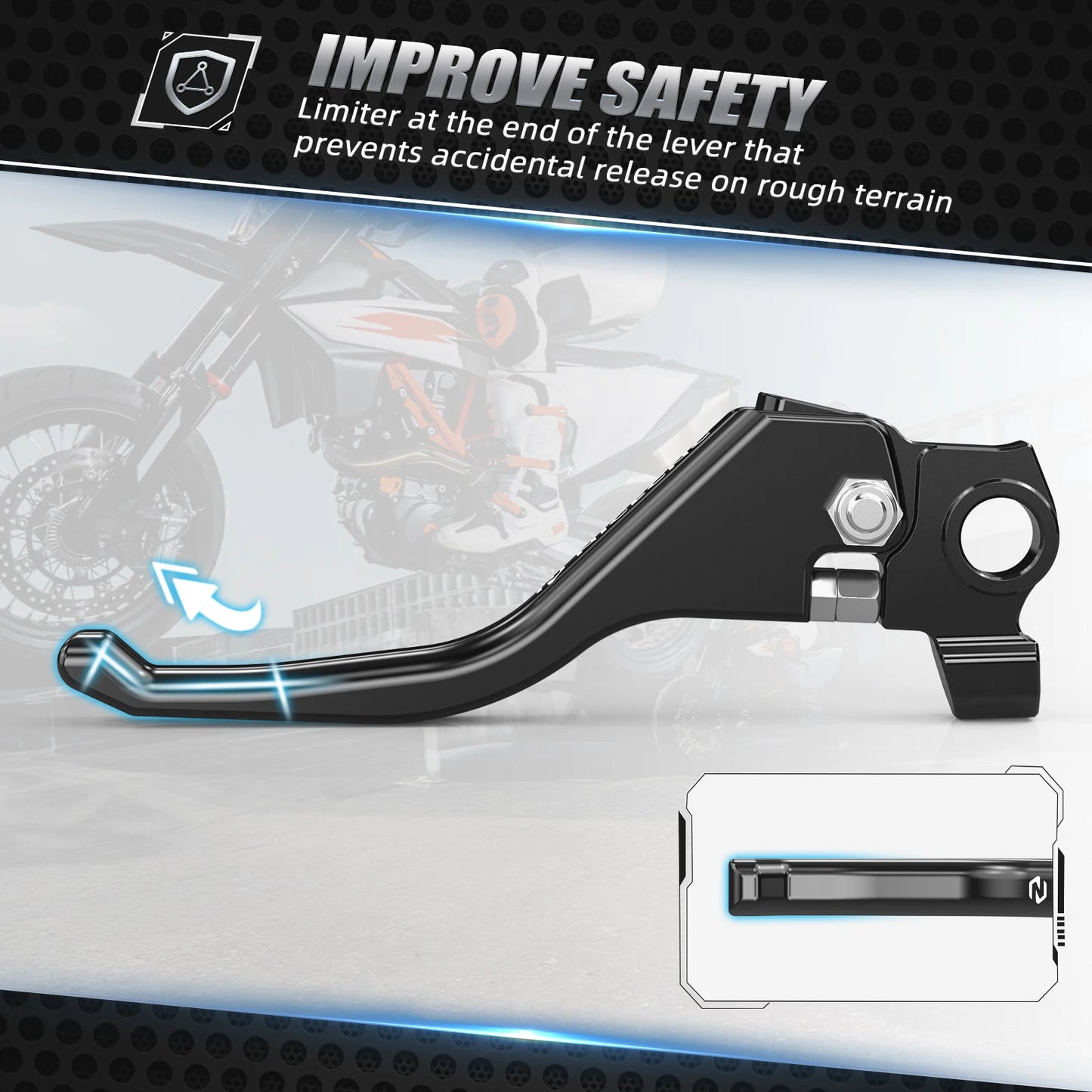 For KTM 690 Enduro R SMC R 2014-2023 Shorty Brake Clutch Lever Husqvarna 701 Enduro Supermoto 2016-2023 Gasgas 700 SM ES 2022