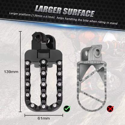 For KTM 690 Enduro R SMC R 2008-2024 Footrest Footpegs Lower 20Mm 790 890 Adventure/R 950 990 1050 1090 ADV 1290 Adventure R S T