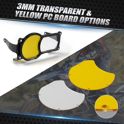 Motorcycle Headlight Cover Guard Protector for BMW R 1250 GS & Adventure Models (2020-2024)