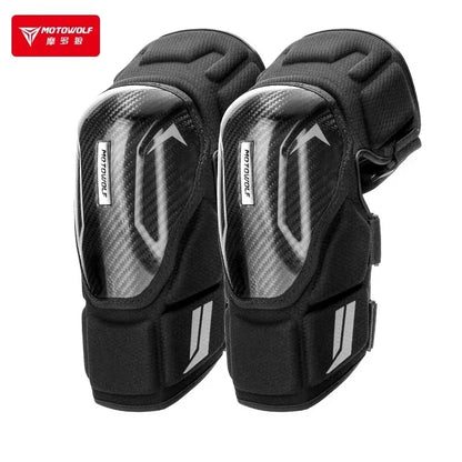 CE Level-1 Motocross Knee Pads Motorcyclist Knee Protector Carbon Fiber MTB Knee Shin Guard Motorcycle Accessories