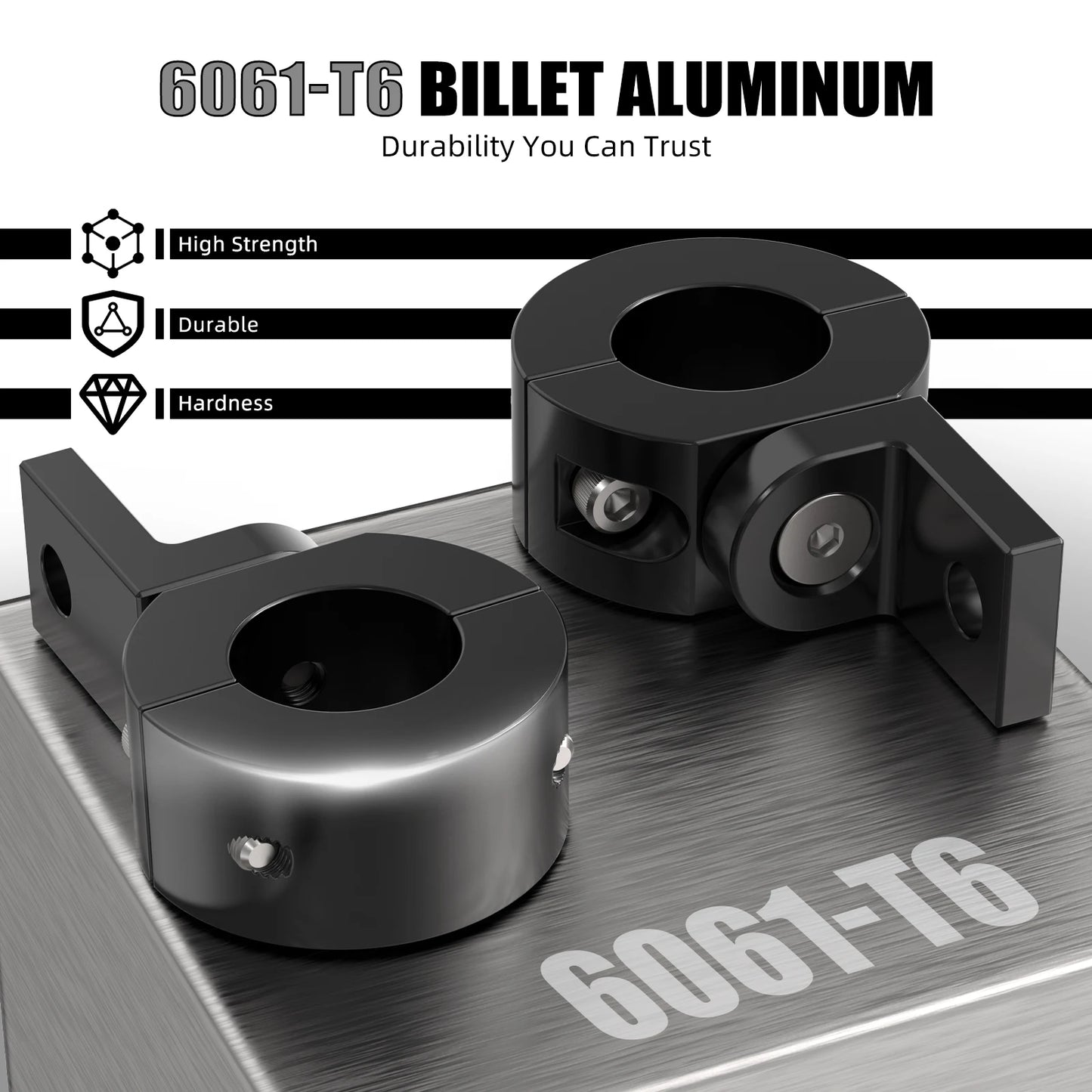 Light Bumper Clamp for Yamaha Tenere 700 /XTZ700 XTZ07 2019-2024 Rally Edition 2020-2024 Aluminum 1" Light Mount