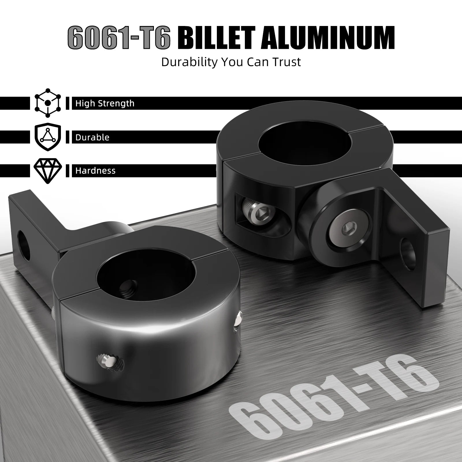 Light Bumper Clamp for Yamaha Tenere 700 /XTZ700 XTZ07 2019-2024 Rally Edition 2020-2024 Aluminum 1" Light Mount