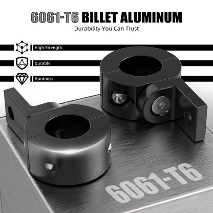 Light Bumper Clamp for Yamaha Tenere 700 /XTZ700 XTZ07 2019-2024 Rally Edition 2020-2024 Aluminum 1" Light Mount