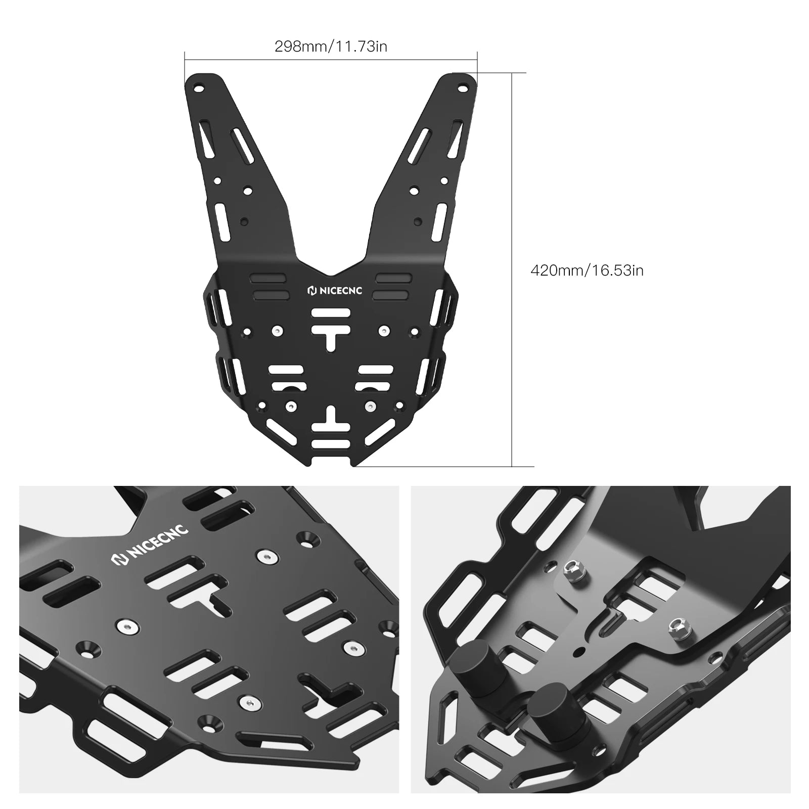 for KTM 690 Enduro R 2019-2023 Gasgas ES/SM 700 2022-2023 Motorcycle Rear Luggage Rack Cargo Rack Rack-Less Bags