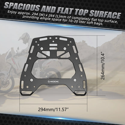 Motorcycle Rear Top Luggage Bag Rack Stainless Steel Support Bracket for Ducati Desertx Desert X 2022-2024 2023