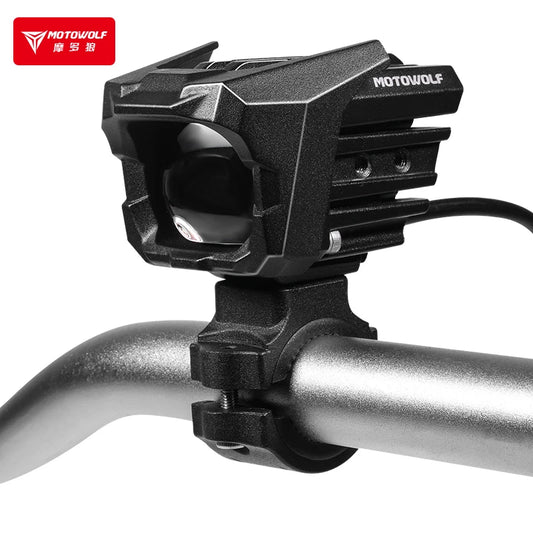 High Quality Motorcycle Bike Head Safety Spotlights LED Warning Light for Sales H4 Headlight 6500K
