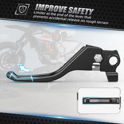 For KTM 690 Enduro R SMC R 2014-2023 Shorty Brake Clutch Lever Husqvarna 701 Enduro Supermoto 2016-2023 Gasgas 700 SM ES 2022