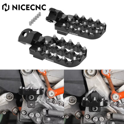For KTM 690 Enduro R SMC R 2008-2024 Footrest Footpegs Lower 20Mm 790 890 Adventure/R 950 990 1050 1090 ADV 1290 Adventure R S T
