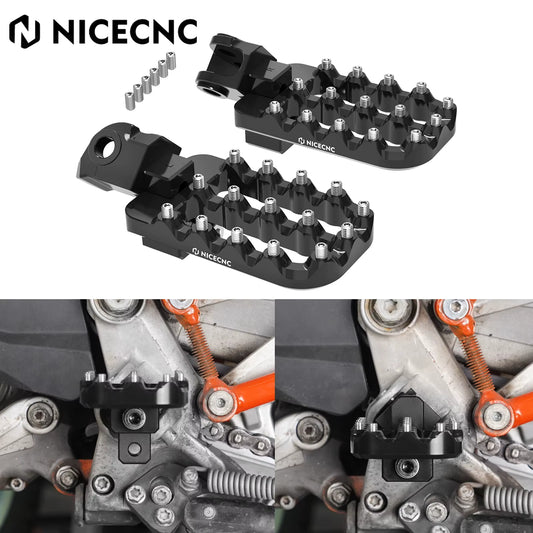 For KTM 690 Enduro R SMC R 2008-2024 Footrest Footpegs Lower 20Mm 790 890 Adventure/R 950 990 1050 1090 ADV 1290 Adventure R S T