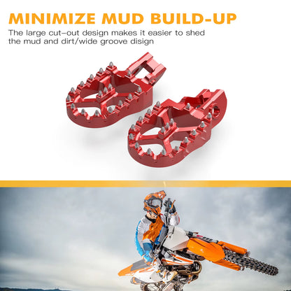 for Gasgas EC250 EC300 EC EX 250 300 ECF EXF MCF 250 350 450 MC125 MC250 2021 2021 2023 57Mm Foot Peg Footrest Pedals